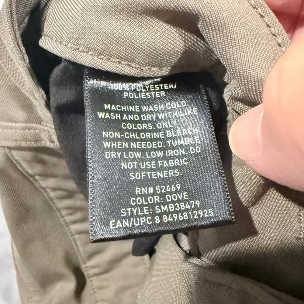 SwissTech Mens Performance Pants 30x30 Dove Gray Khaki Hiking Work SMB38479